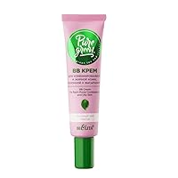 & Vitex Pure Green BB Correcting Cream for Rash-Prone Combination and Oily Skin, 30 ml, Green Tea Leaf Extract, Cactus Extract, Wheat Germ Oil, Vitamins