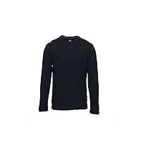 JA by John Ashford Black Heather Thermal Shirt T-Shirt , Size Medium