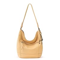 The Sak Sequoia Hobo Bag - Premium Large Leather Women's Handbag for Everyday & Travel - Durable Purse With Zipper Pocket
