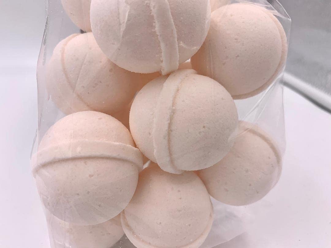 Spa Pure Peach Bath Bombs: Georgia Peach Bath Bomb Fizzies (14) 1 oz Each with Shea Butter, Ultra Moisturizing...Great for Dry Skin (Georgia Peach)