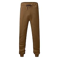 Pants for Man Winter Fall Loose Fit Track Gym Pleated Warm Fuzzy Straight Leg Plain Long Leg Pants Mens 2024