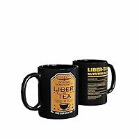 Liber-Tea Helldivers 2 Mug, Morning Cup Of Liber-Tea, Helldivers Taste Democracy, Taste of Freedom Black Mug (15oz)
