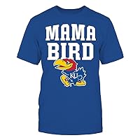 Kansas Jayhawks T-Shirt - Mama Bird - Men's Tee/Royal/XL