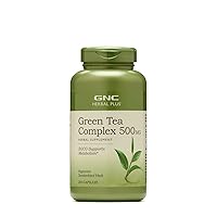 Herbal Plus Green Tea Complex 500mg, 200 Vegetarian Capsules, Supports Metabolism