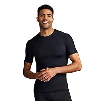 Tommie Copper Shoulder Support Shirt for Men, Posture Corrector Compression Shirt with UPF 50 Sun Protection