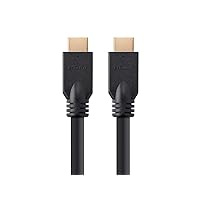 Monoprice HDMI Cable - High Speed, 4k@60Hz, 10.2Gbps, CL2, 32AWG, 20 Feet, Black - Commercial Series
