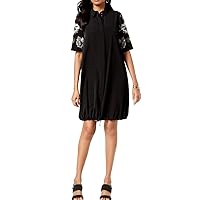 Alfani Womens Bungee Shirt Dress