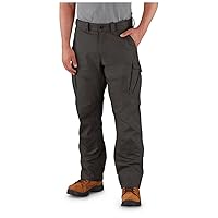 Guide Gear Ripstop Work Cargo Pants for Men in Cotton, Big and Tall Cargo Pants for Construction, Utility, and Safety
