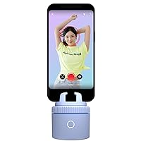 Pivo Pod Lite Auto Motion Sensor Tracking Smartphone Pod & Holder for Content Creation Handsfree 360° Rotation Bluetooth Video Recording Camera Stand - Blue