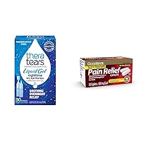 TheraTears Nighttime Dry Eye Gel Drops 30ct & GoodSense Extra Strength Acetaminophen Caplets 500mg 50ct