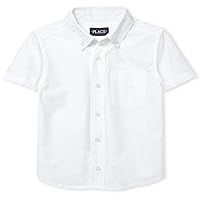 The Children's Place Boys Short Sleeve Oxford Shirt