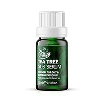 FARMASI Dr. C. Tuna Tea Tree Serum, Skin Care Serum Spot Treatment Targets Redness, Bumps, Acne, Dry Itchy Skin, Repairs, and Hydrates Skin, Natural Full Body Skincare Support, 0.33 fl.oz 10 ml