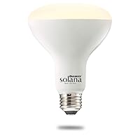 BR30 Ceiling Solana WiFi Connected LED Smart Light Bulb, Single-BR30, Frost