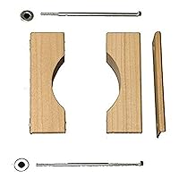 Cardinal Gates RC Round Clamp for Safety Gates - No Hole Baby Gate Banister Adapter - Wooden Baby Gate Mounting Kit - Made in the USA - 1 Pack