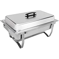 Sterno Chafing Dish, 8 quart, Silver