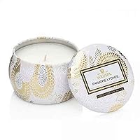 Panjore Lychee Petite Tin Candle , 4 Ounces