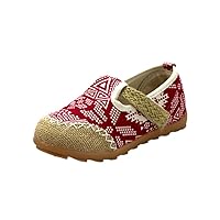 Boy's and Girl's Linen Sneaker Loafer Shoes Kid's Cute Flat Shoe