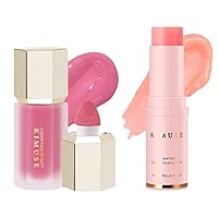 KIMUSE Soft Liquid Blush for Cheeks & Hydrating Moisturizing Stick for Face Skin Care