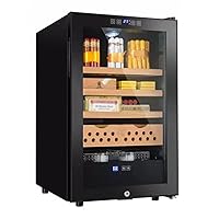 Humidors, Controlled Humidity Humidor Electronic Humidor Constant Temperature Humidor Office Cigar Cabinet with Ceshelves/a/45.2 * 52 * 73.5Cm