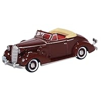 87BS36003 Buick Special Convertible Coupe 1936 Cardinal Maroon 1:87 Scale Model