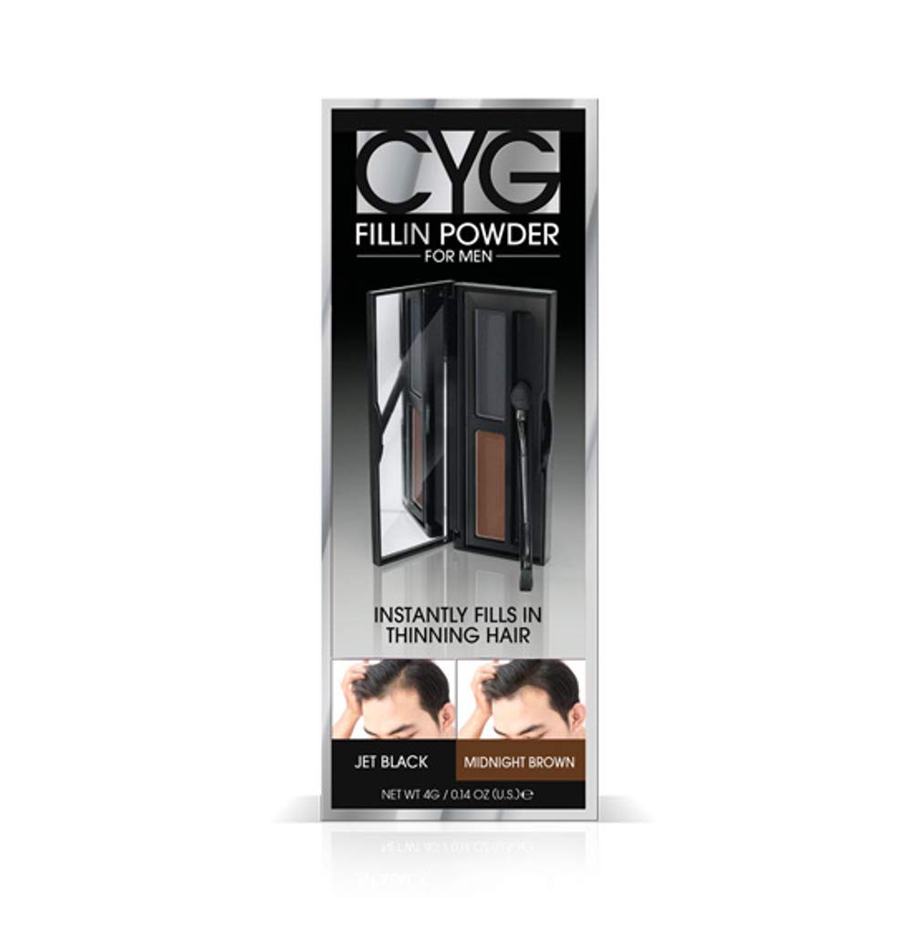 Cover Your Gray Fill In Powder Pro for Men - Midnight Brown/Jet Black (6-Pack)