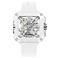 Siga Design X012-WS02-W5WH Automatic Watch, White, Silver