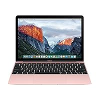Early 2016 Apple MacBook with 1,2 GHz Intel Core M5 dual-core (12 Inch Retina, 8GB, 512 GB ) Rose Gold (Renewed)
