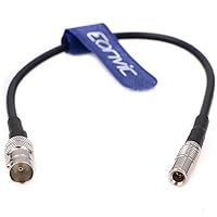 Eonvic 3G HD/SDI 1.0/2.3 DIN to BNC Male Timecode Cable for Blackmagic Design Red One Atomos (Din to BNC Female)