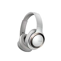 Cleer Audio Enduro ANC Noise Cancelling Headphones, Long Lasting 60 Hour Battery, Ambient Sound Levels, Bluetooth Headphones, Smart Controls App - Light Grey