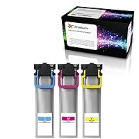 OCProducts Remanufactured Ink Cartridge Replacement 3 Pack for Epson T902XL for WF-C5210 WF-C5290 WF-C5710 WF-C5790
