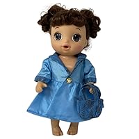 Doll Clothes Superstore Spring Coat and Purse Fits 14 Inch and Little Baby Dolls