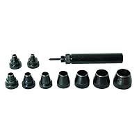 General Tools S1274 Professional Gasket Punch Set, 10 Piece Set , Black