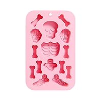 15 Cavities Silicone Fondant Molds Silicone Chocolate Molds Skull Shaped Silicone Candy Molds For Baking Mousse Dessert Skull Silicone Molds For Epoxy Resin