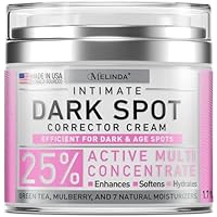 Dark Spot Corrector Cream for Face, Body & Sensitive Areas - Made in USA - Dark Spot Remover with Arbutin & Hyaluronic Acid - Even Skin Tone - 1.7 Oz