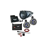 Audio Kit Zone 3 with Roll Cage Speakers for Polaris RZR