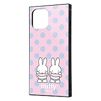 Inglem iPhone 12 Pro Max Case, Shockproof, Cover, KAKU Miffy Polka Dot, Pink