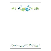 30 Blank Cards Invitations Thank You Cards Love Birds Wedding Bridal Shower+ 30 White Envelopes