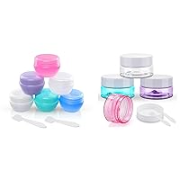 Cosywell Small Travel Containers Travel Cream Jars for Toiletries