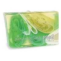 Primal Elements Bar Soap in Shrinkwrap, Lemongrass and Cranberry Seeds, 6 Ounce