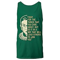 Notorious RBG Clothing Plus Size Classic Tops Tees Women Men Unisex Tank Top Forest Green Sleeve Less T-Shirt