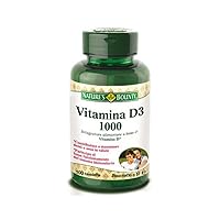 Nature's Bounty Vitamin D3 1000 IU Immune Health, 120 Softgels ( Pack of 1 )
