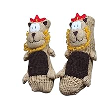 3D Animal Decor Floor Socks, Cute & Warm Cartoon Slipper Socks, Women's Stockings & Hosiery