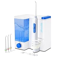 PyleHealth Dental Floss Water Flosser, UltraClean Floss Irrigation System, Waterpik, Bathroom Accessories, Adjustable Water Pressure, Lab Tested, Handheld Mouth Wash Irrigation System, Nozzle Attachme