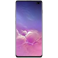 Samsung Galaxy S10+ Factory Unlocked Android Cell Phone | US Version | 512GB of Storage | Fingerprint ID and Facial Recognition | Long-Lasting Battery | Ceramic Black (SM-G975UCKEXAA)