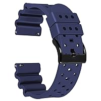 Silicone Watch Bands 20mm 22mm 24mm Quick Release Rubber Watch Bands for Men and women