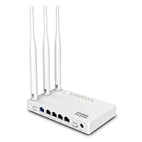 WF2409E 300Mbps High-Speed Wireless N Router | Smart 3 x 5dBi High Gain Antennas with Parental Control for Computers, Smartphones, Wireless Cameras
