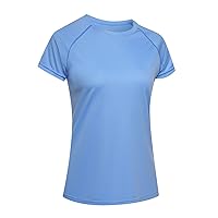 MEETWEE Womens Short Sleeve T-Shirts UPF 50+ Sun Protection Shirts Quick Dry Lightweight Outdoor Workout Yoga Rash Guard Top