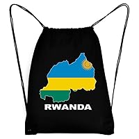 Rwanda Country Map Color Sport Bag 18