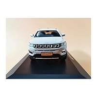 Scale Model Cars for Jeep Compass 1:43 Alloy Model Car Static High Simulation Metal Model Vehicles for Collectibles Gift Toy Car Model