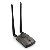 Alfa Long-Range Dual-Band AC1200 Wireless USB 3.0 Type-C Wi-Fi Adapter w/2x 5dBi External Antennas – 2.4GHz 300Mbps/5GHz 867Mbps – 802.11ac & A, B, G, N